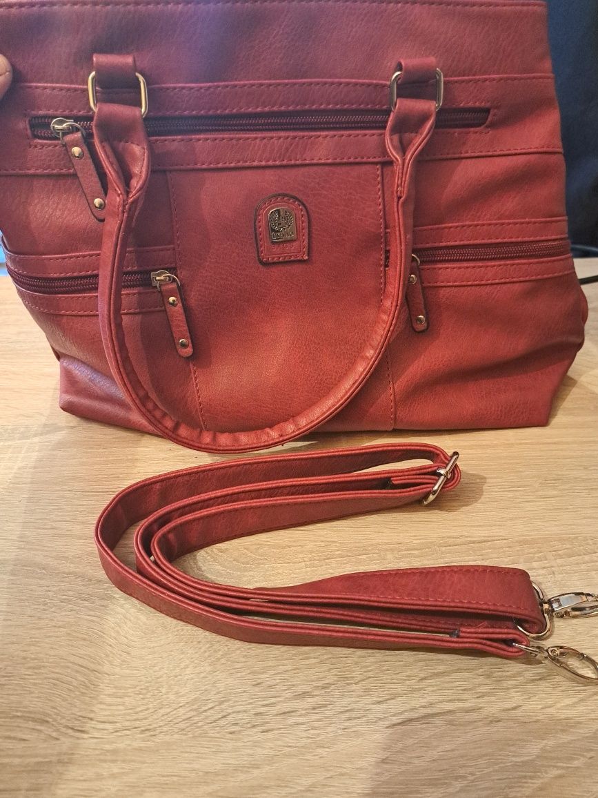 Torebka czerwona LIHAO BAGS