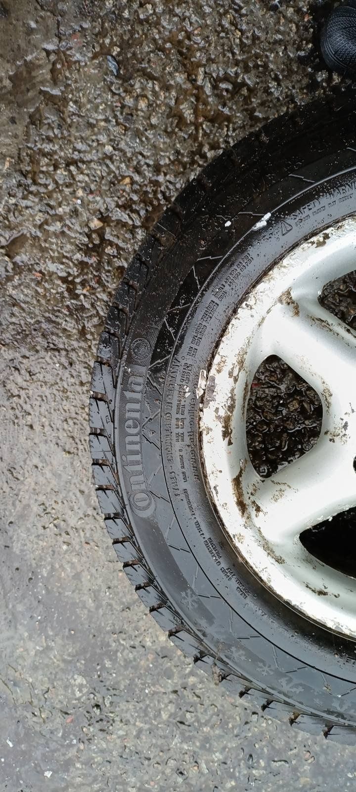 Резина+диски Continental 205/70/r15c