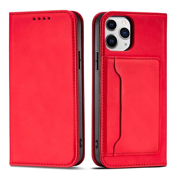 Etui Card Braders Case do iPhone 12 Pro Max czerwony