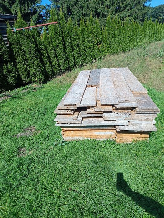 Szalunki po zalaniu wieńca płyta OSB 22