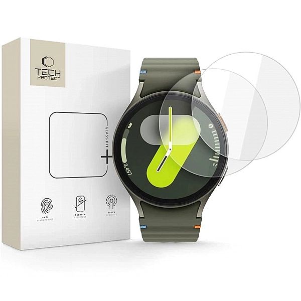 Szkło hartowane Tech-Protect Glass Fit+ 2-pack na Samsung Galaxy Watch