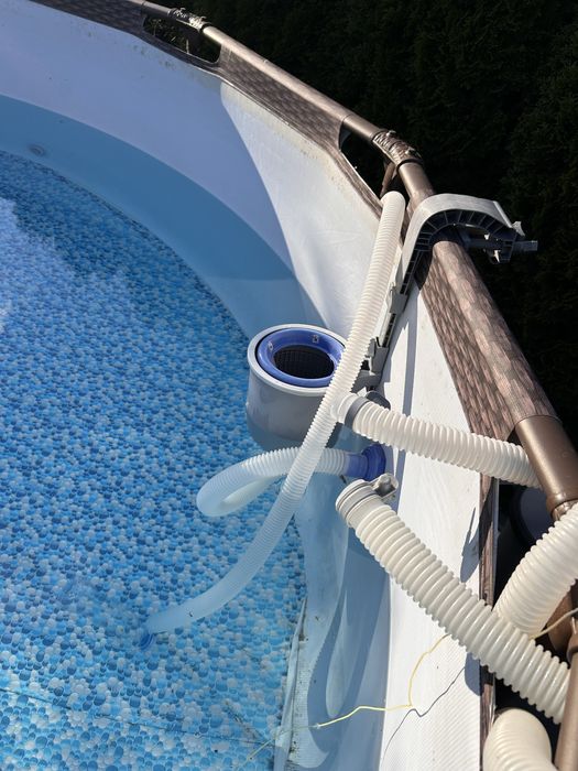 Basen ogrodowy 366 x 100 z akcesoriami