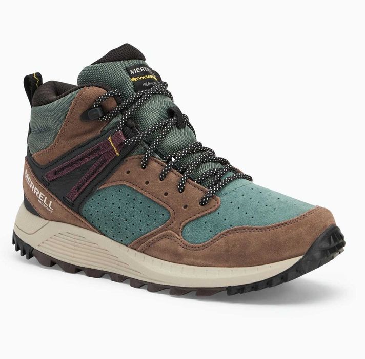 Buty turystyczne męskie Merrell Wildwood Mid Ltr Wp forest