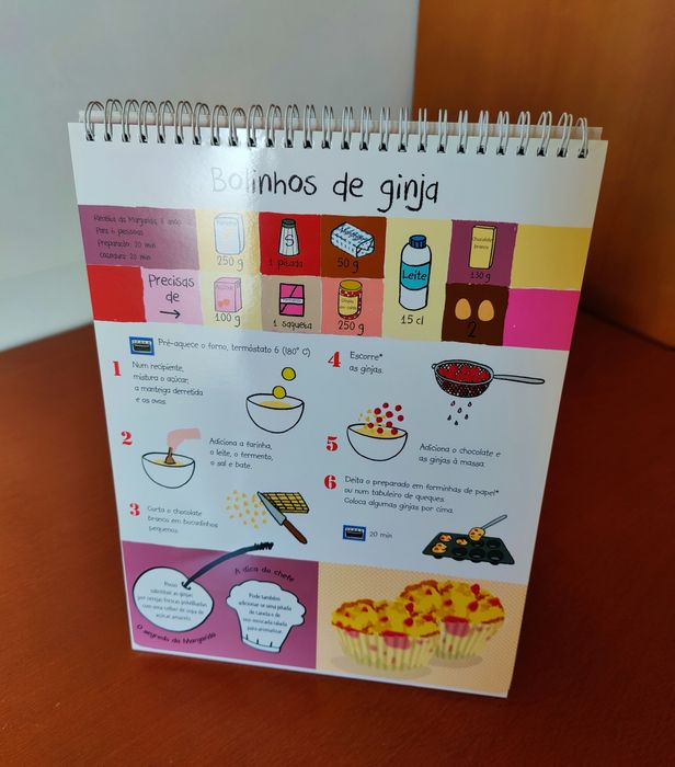 Livro de culinária para crianças: Chocolate e sobremesas