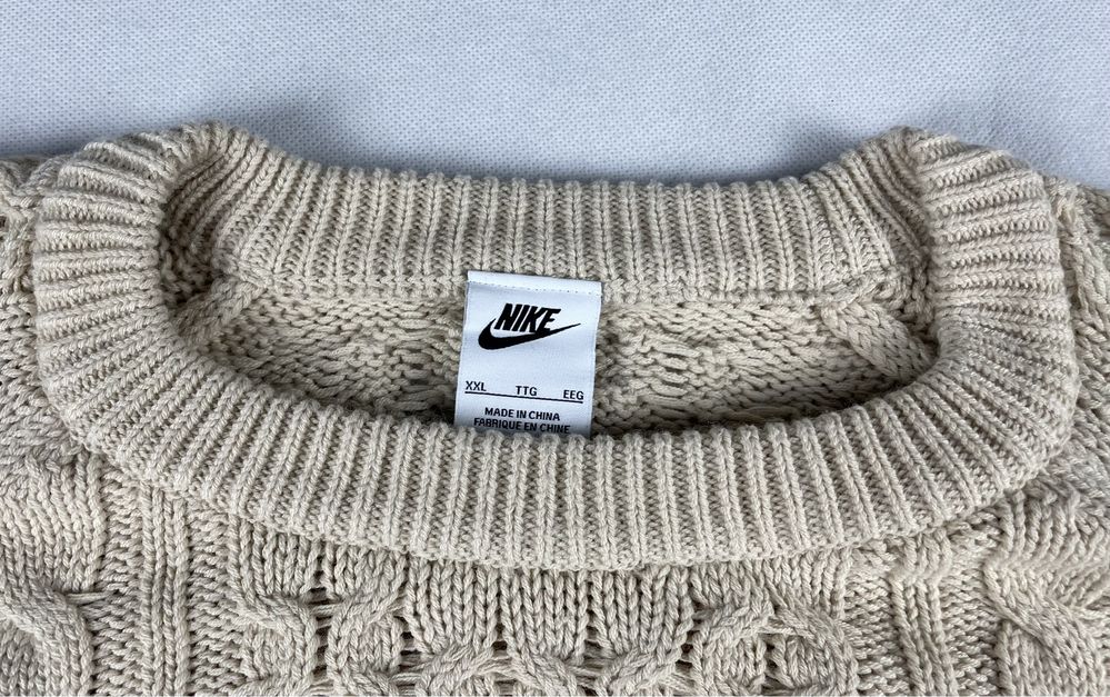 Sweter Nike Beżowy Roz. XXL