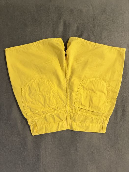 Spodnie Versace żółte