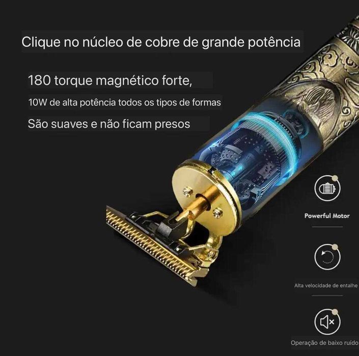 Maquina Cortar Cabelo e Barba