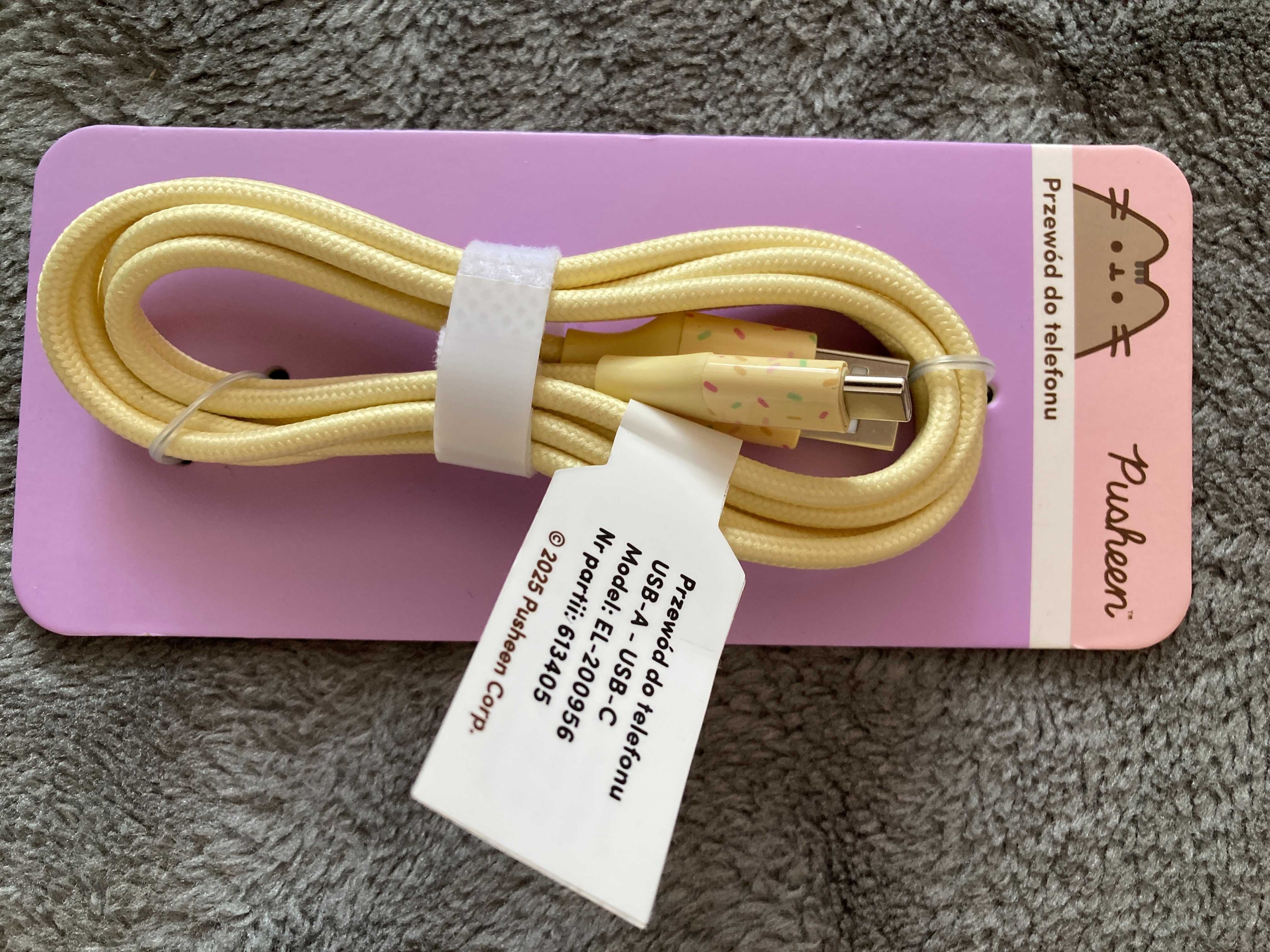 PUSHEEN przewód do telefonu USB A / USB C