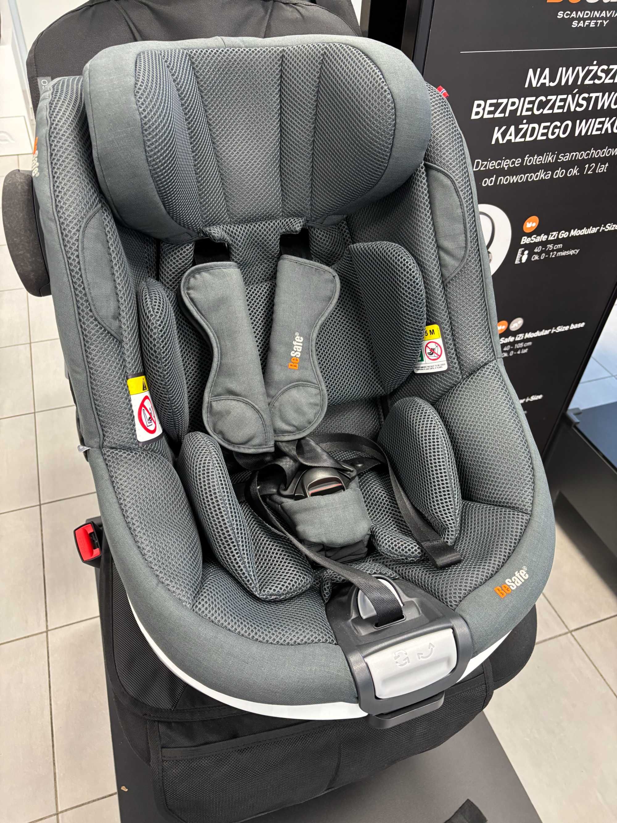 BESAFE Beyond 360 siedzisko do bazy obrotowej 5/5 ADAC