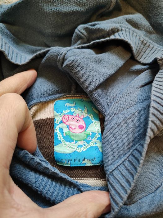 Bawełniany sweterek ze świnką Peppą 98