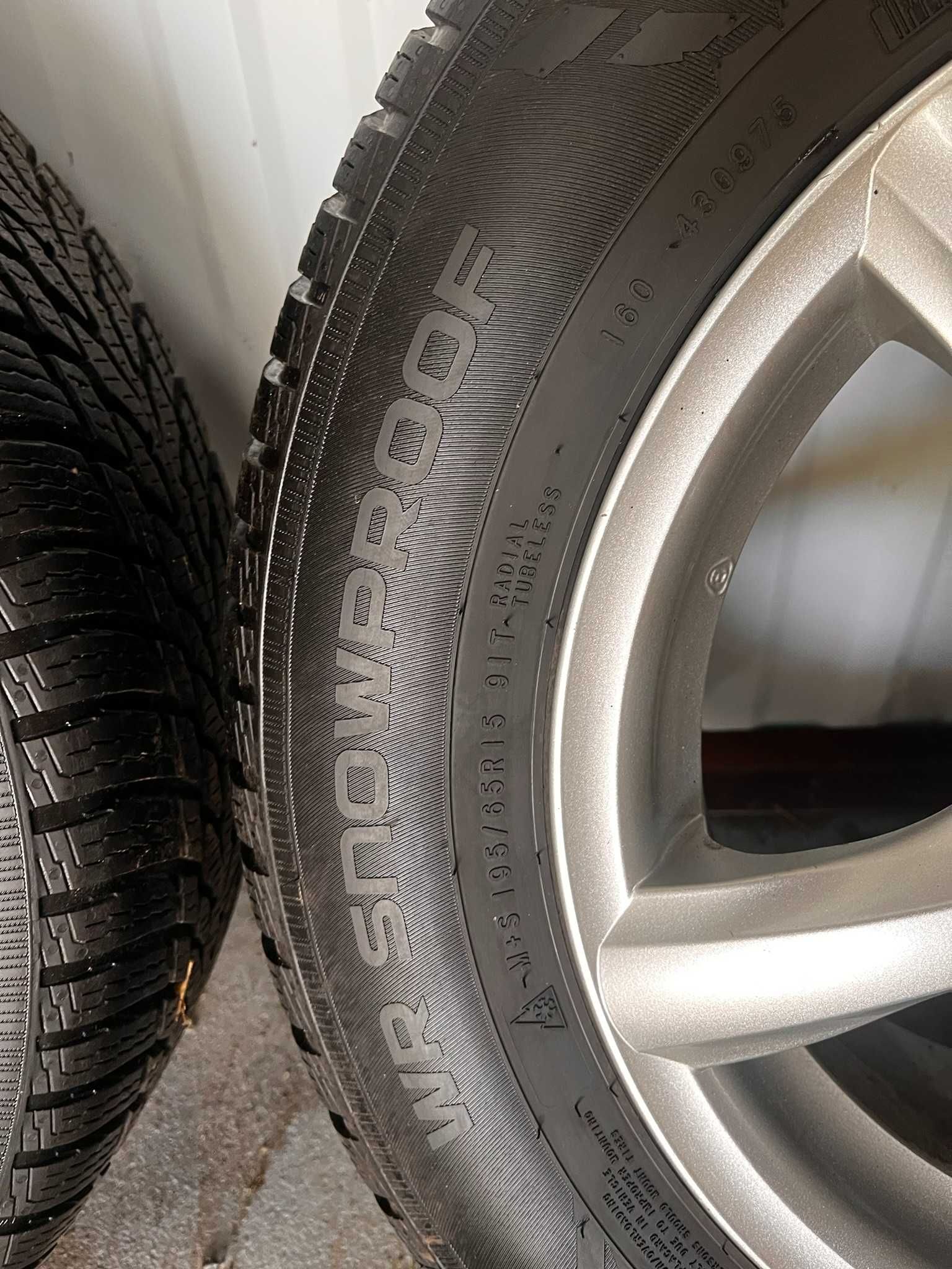 Koła Felgi aluminiowe zimowe 15" 5x114,3 Hyundai Kia