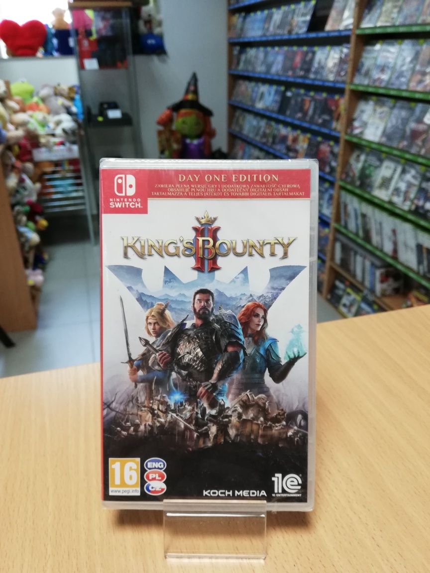 Switch Kings Bounty II PL Nowa Nintendo Switch Kartridż Polska Okładka