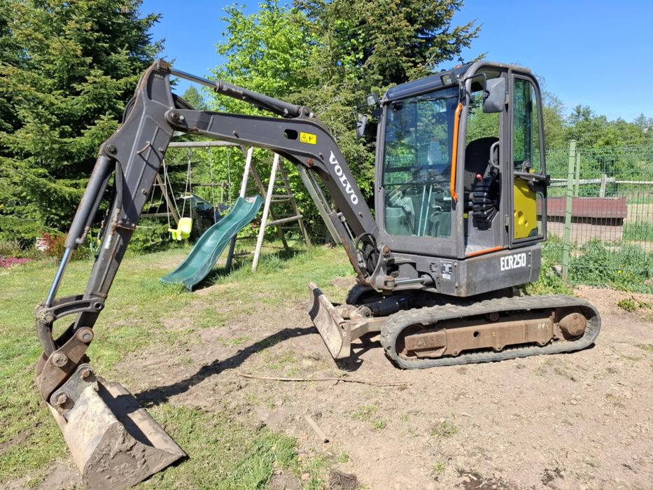 Wynajem Minikoparki Volvo ECR25D