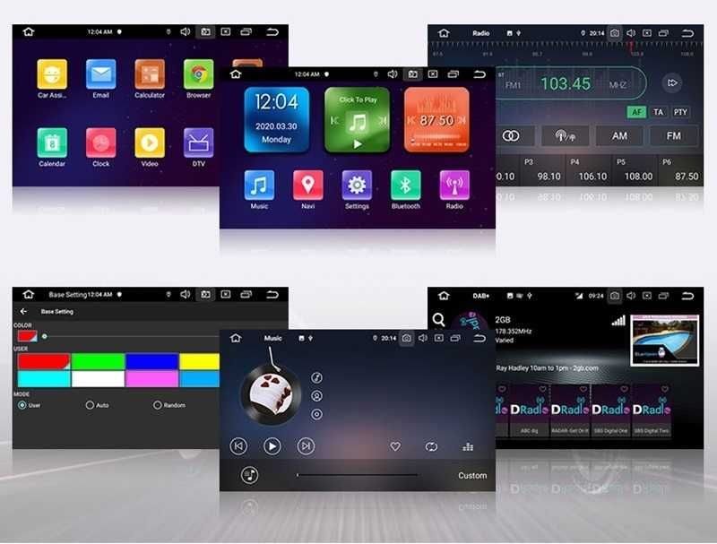Radio CarPlay Android WiFi 4G MP3 GPS USB DSP Opel Vectra Astra Corsa