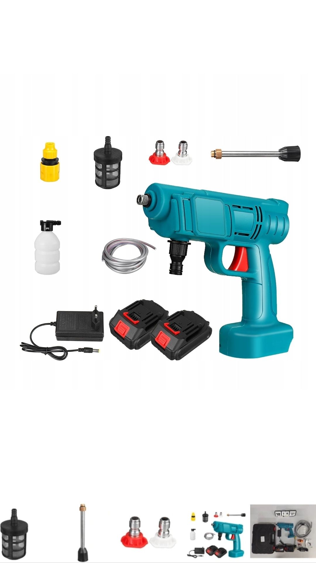 Myjka karcher akumulatorowa 2 x aku 48v  cały osprzęt walizka