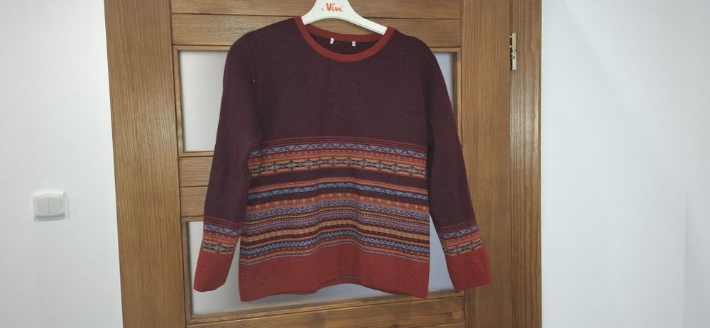 Swetr damski M bordo