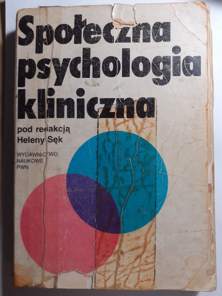 Społeczna psychologia kliniczna red. Sęk