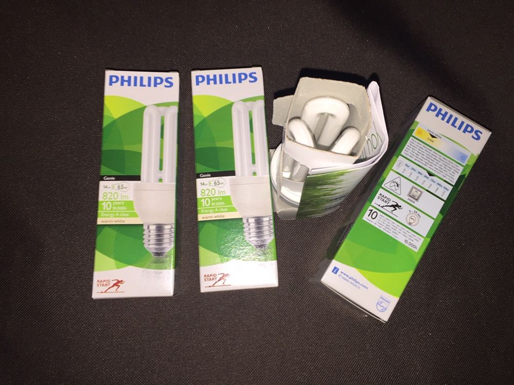 Zarowki energooszczedne Philips 65w, duzy gwint,