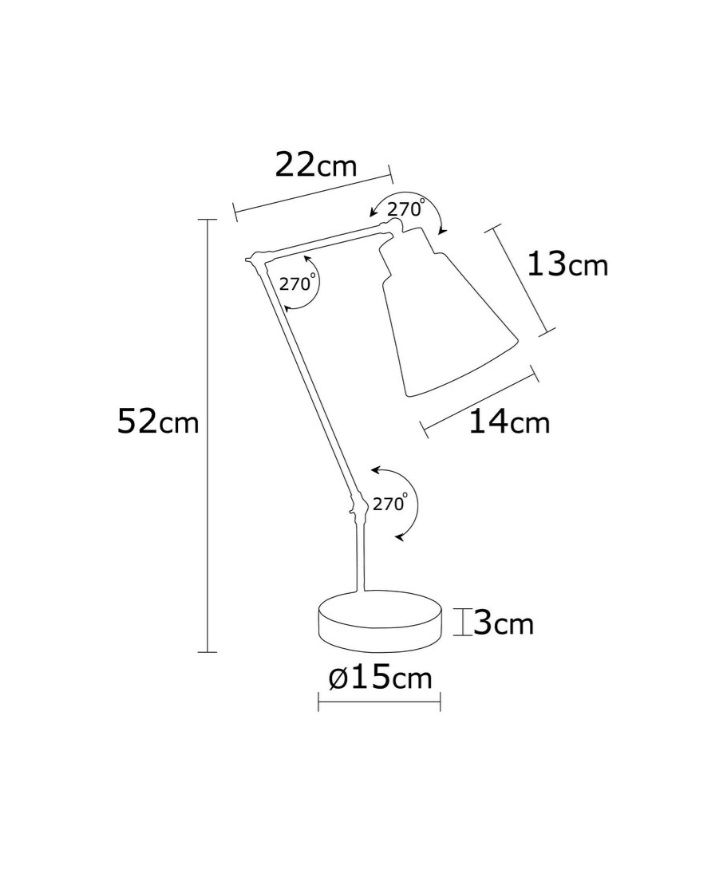 Lampa stołowa Opviq Noor Manavgat - N-598