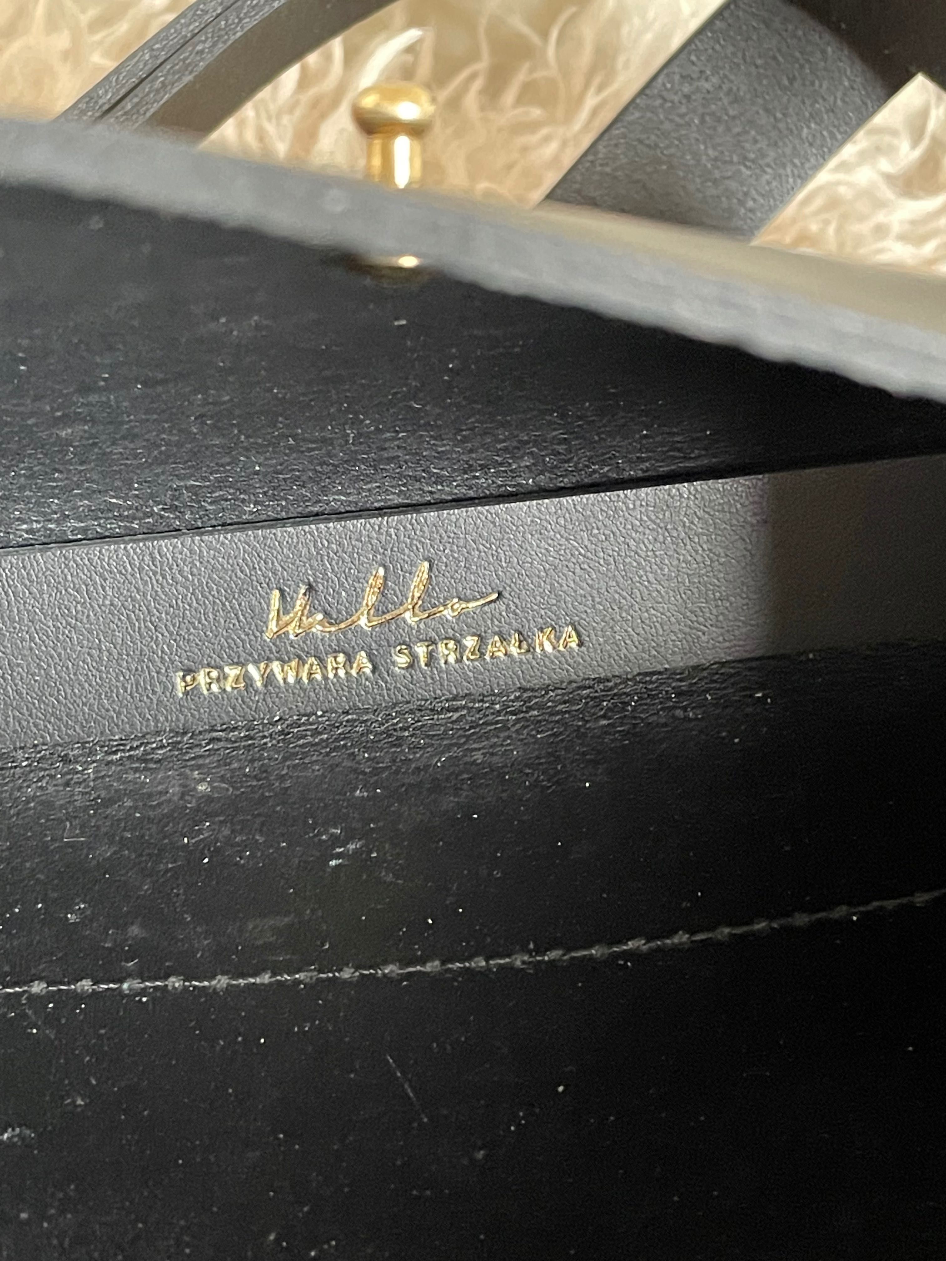 Torebka skórzana ze skóry naturalnej - Belt bag Przywara i Strzałka