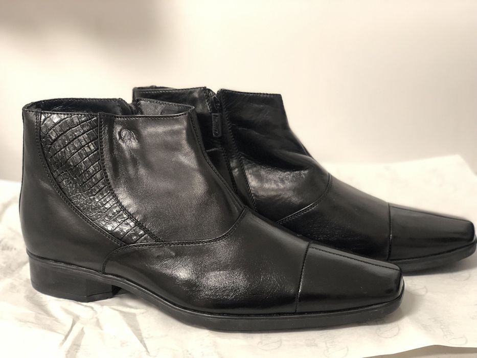 Чоботи черевики зимові чоловічі натуральна шкіра 42