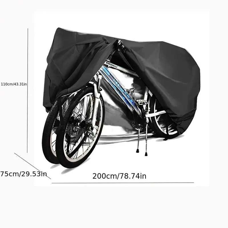 mocny POKROWIEC na 2 Rowery Skuter Motor Plandeka Wodoodporna blokada