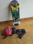 Skates mais patins em linha