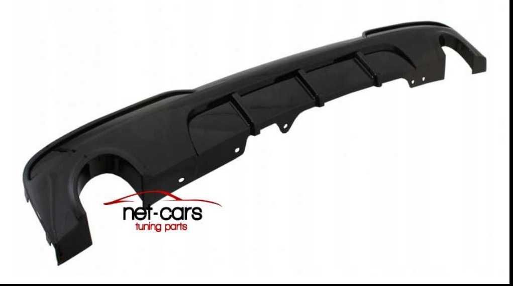 Spoiler przód + grill + dyfuzor BMW F10 MPerformance czarny połysk 0-0