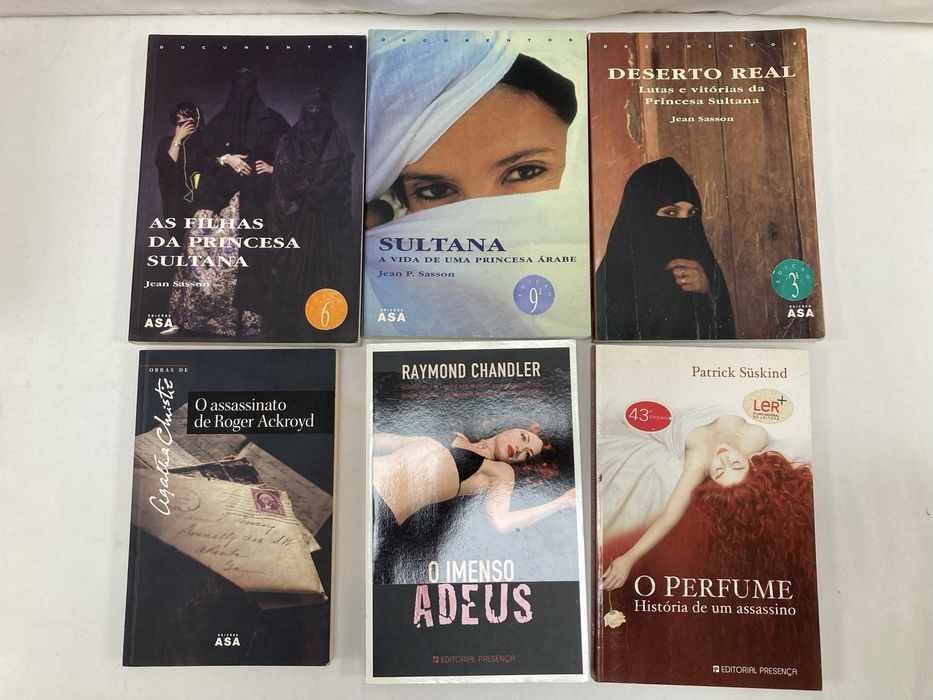 Livros Ken Follett, Nora Roberts, Carré, Torey Hayden