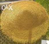 Chapeus em palha, guarda sol em palha para praias