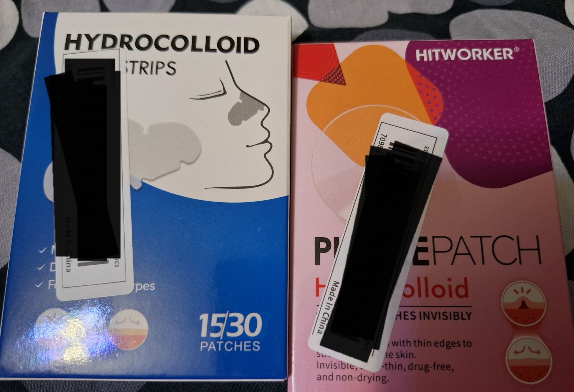 Hydrocolloid plastry na przebarwienia i trądzik na nos i twarz