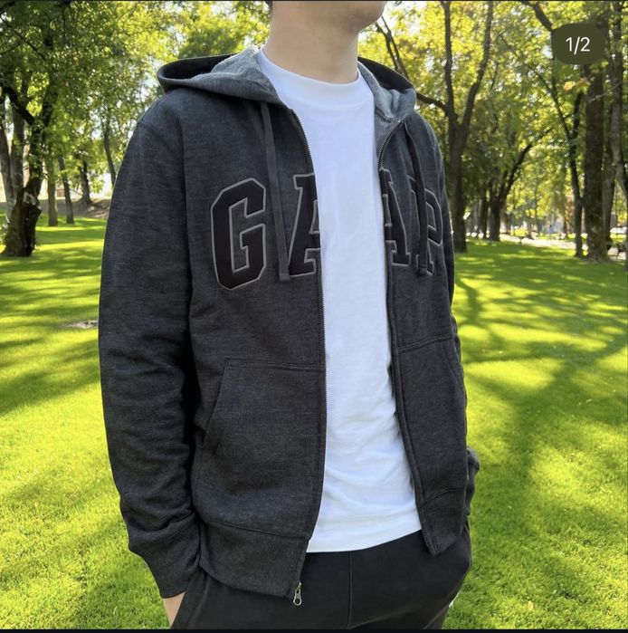 Зіп-худі від Gap, оригінал, з флісом