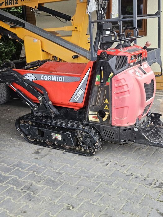wozidlo gąsienicowe samozaladocze cormidi c85 taczka samojezdna
