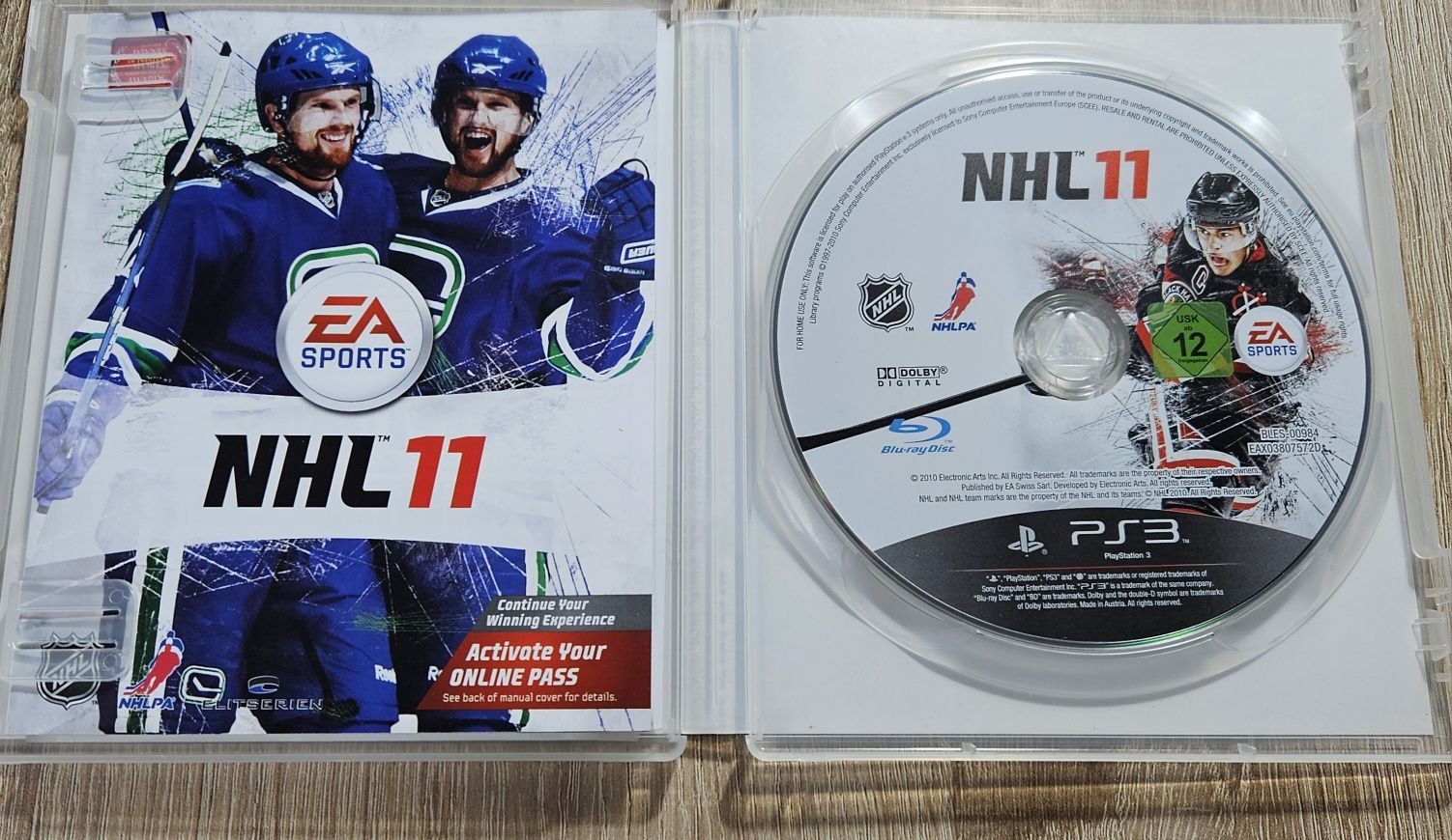 NHL 11 Ps3 Playstation 3 Hokej