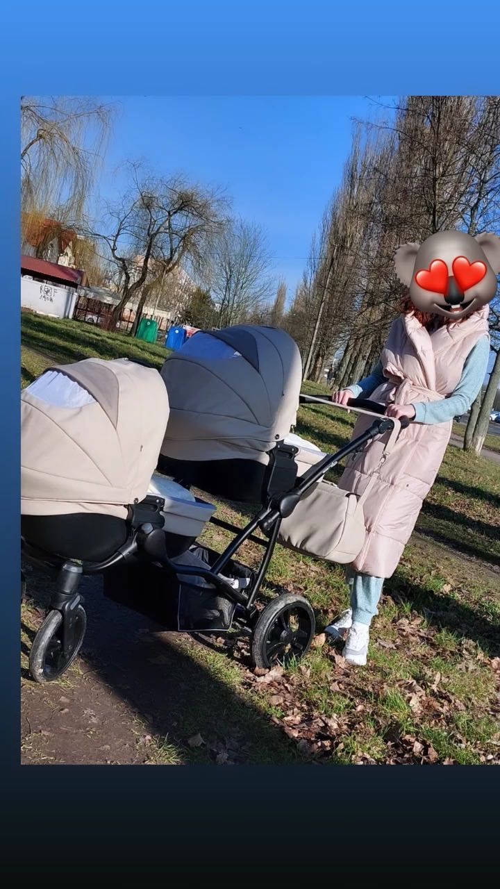 Wózek dla bliźniaków