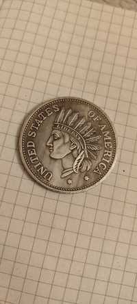 1 доллар USA    .