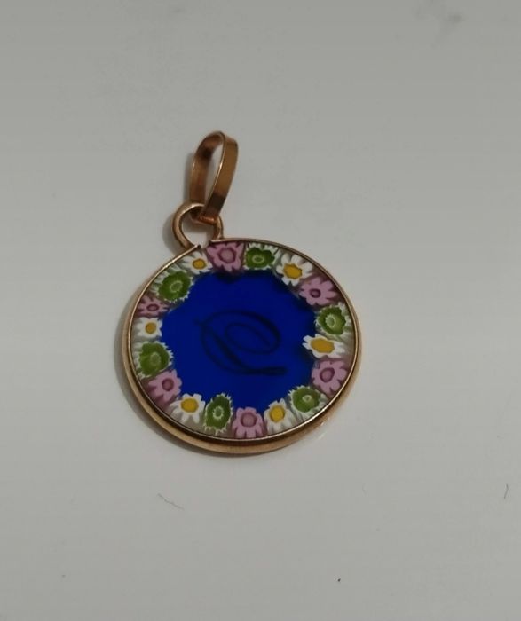 Medalha em prata 925 - Letra D