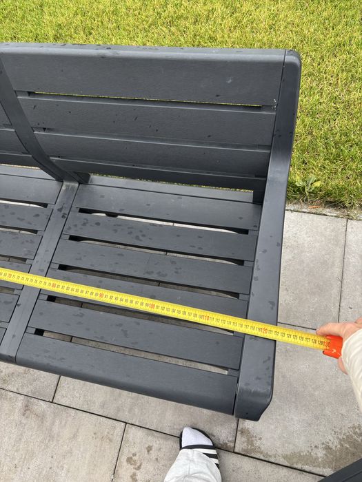 Meble ogrodowe antracyt