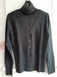 Sweter damski z golfem.