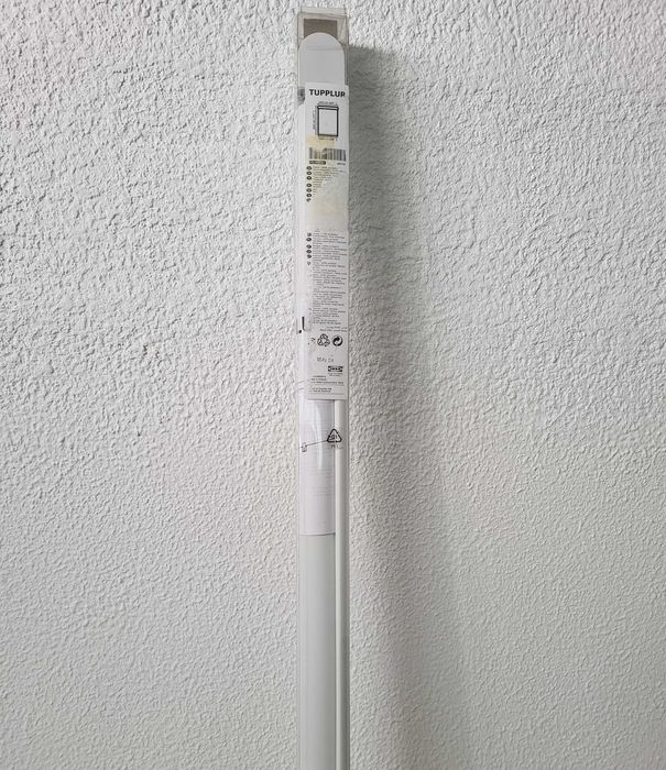 Estore/Cortinado branco opaco IKEA 195x103 - Novo