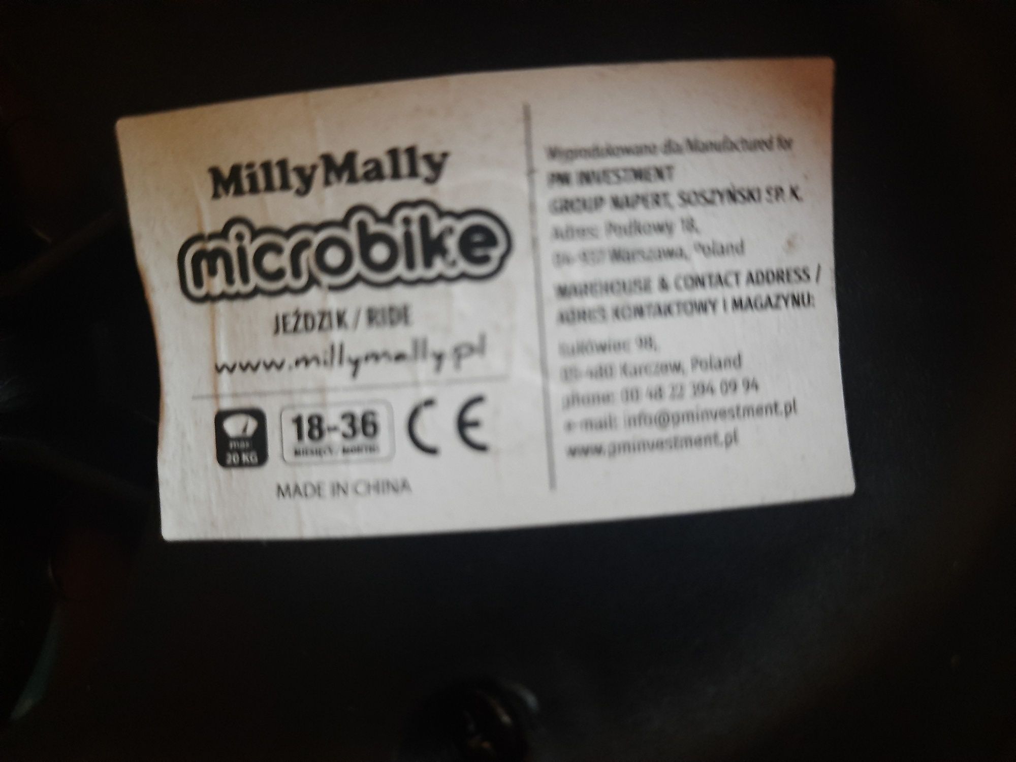 Jeździk Microbike