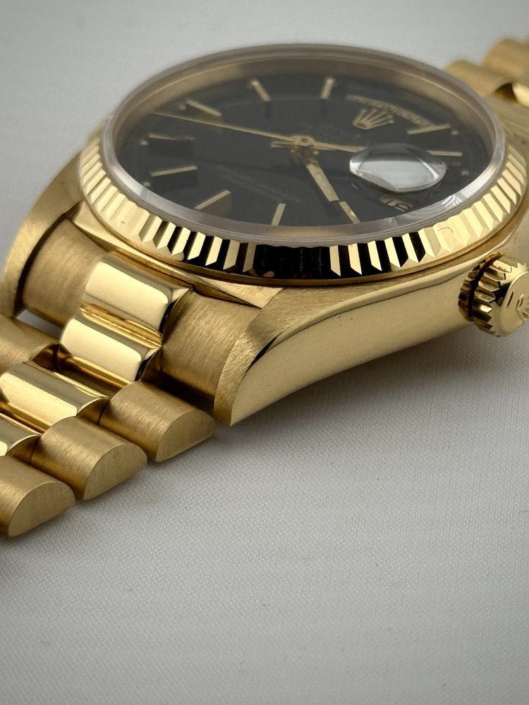 -5k WYPRZEDAZ ! Złoty 18k 750 Z dokumentami Rolex Daydate ref.18038