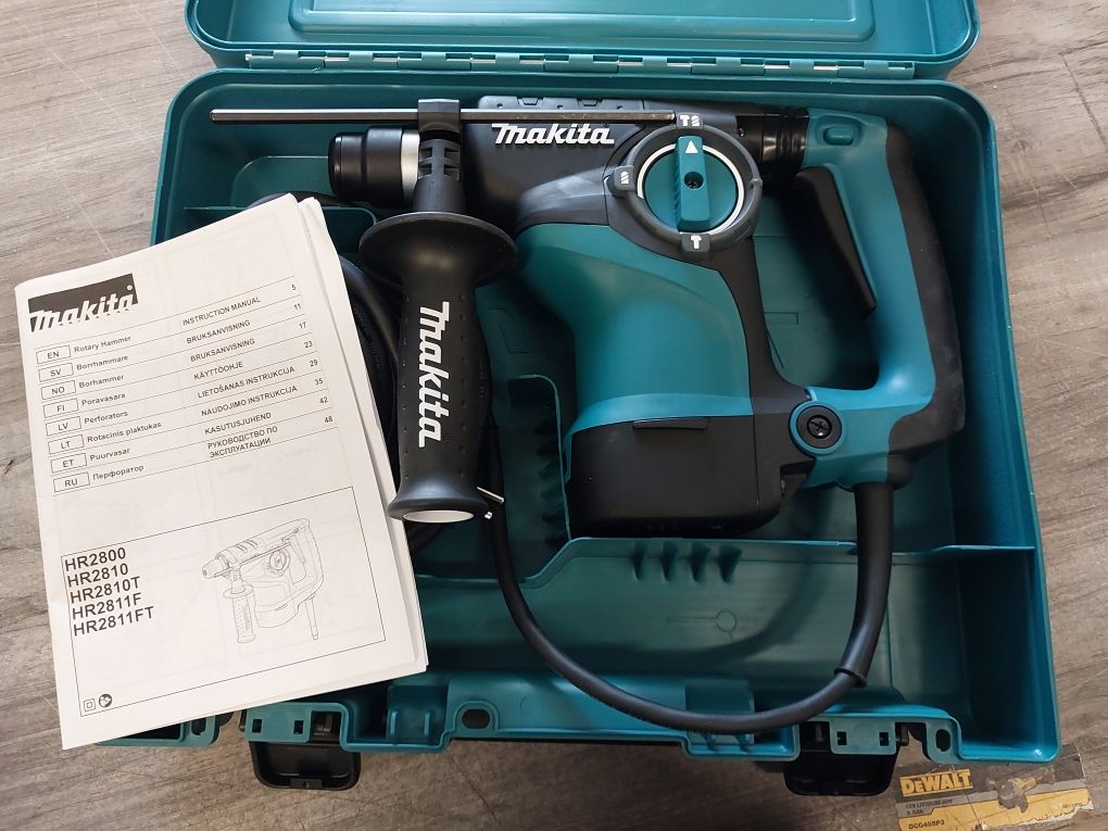 Makita mlotowiertarka 800w 28j HR2810
mlotowiertarka-800w-28j-m