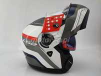 WYPRZEDAŻ Kask Szczękowy Blenda LS2 FF908 Strobe II MONZA Red Blue