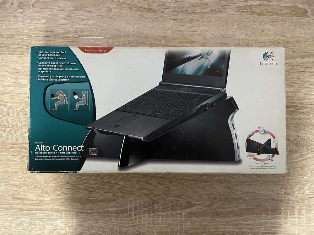Підставка під ноутбук Logitech Alto Connect + 4 USB порти