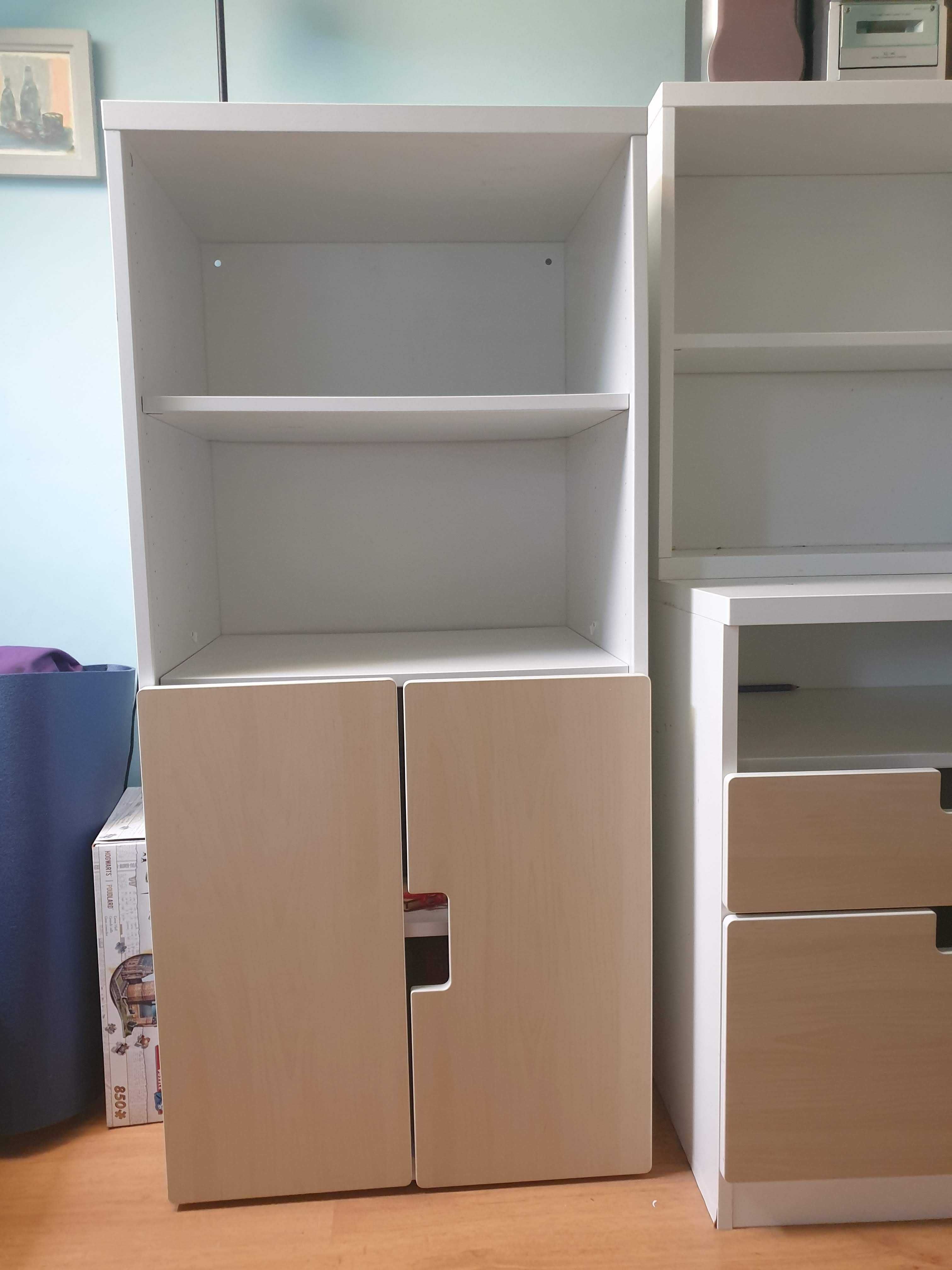 Łóżko piętrowe Ikea Samstad wraz z biurkiem i regałem + krzesło gratis