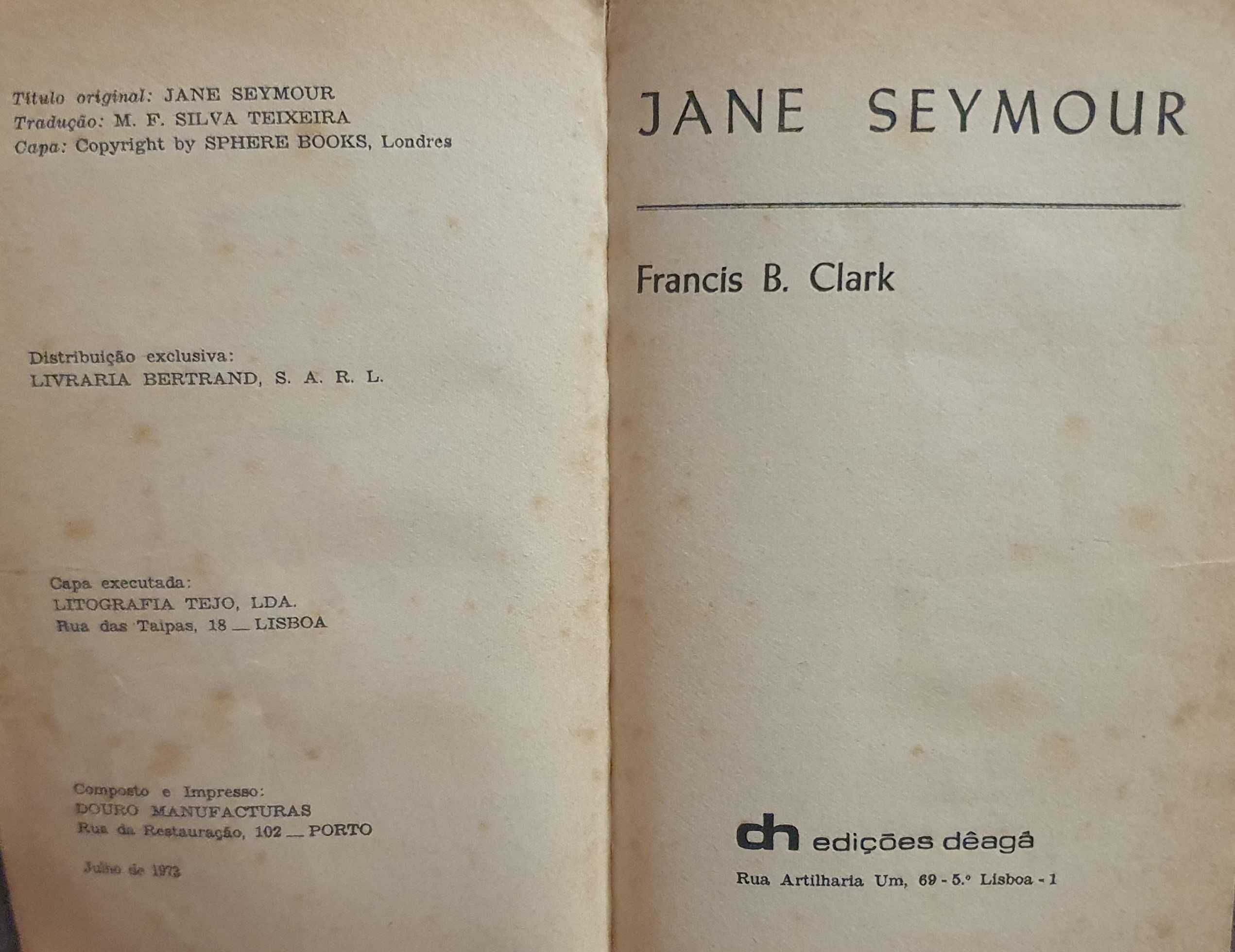 Livro As 6 Mulheres de Henrique VIII, Jane Seymour, Frances B. Clark