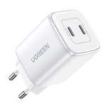 Nexode Gan 45W, (Biały) Sieciowa Ładowarka Ugreen Usb-C, Pd3.0, Qc4.0,