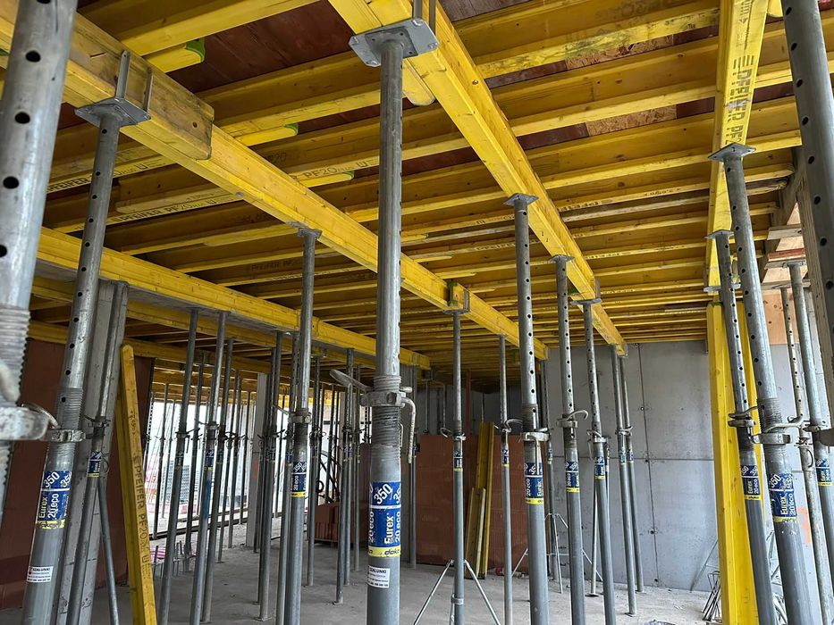 Wynajem szalunków stropowych, dźwigary, podpory, płyty, strop szalunki