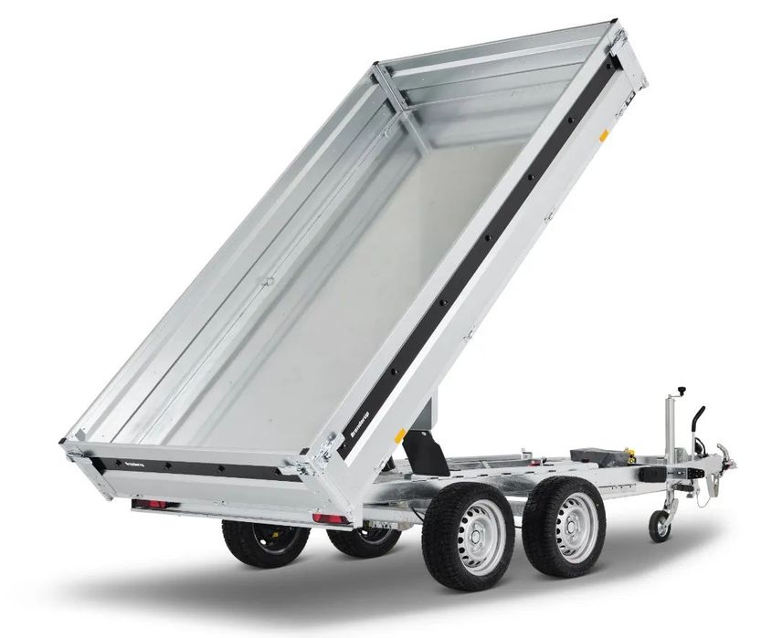 Brenderup Wywrotka TB 4310 STB 2700kg burty otwierane  Kipper jednostronny i trójstronny transporter BRENDERUP 2,7 i 3,5T